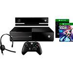 Tudo sobre 'Xbox One 500GB + Kinect + 2 Jogos para Download + Controle Sem Fio + Headset - Microsoft'