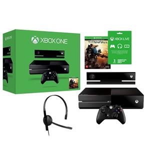 Xbox One com 500GB de Memória + Kinect + Titanfall + Controle Sem Fio + Fone de Ouvido + Xbox Live Gold - 3 Meses