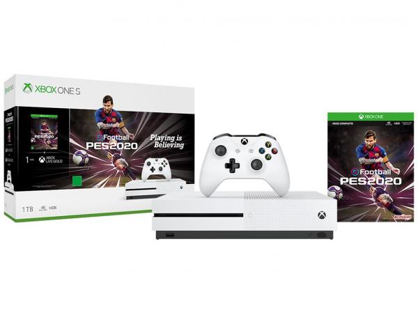 Tudo sobre 'Xbox One S 1 Controle Microsoft com 1 Jogo - Live 1 Mês'