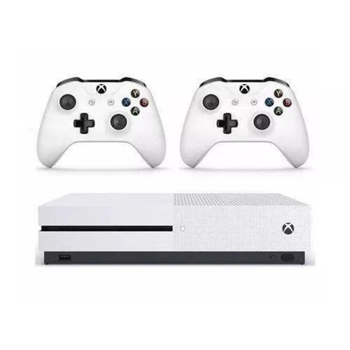Xbox One S - 1Tb - Branco com 2 Controles