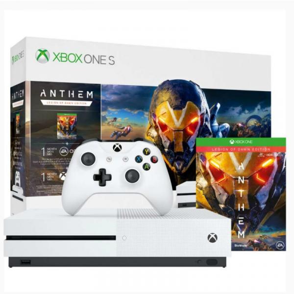 Xbox One S 1TB Branco com Game Anthem Microsoft