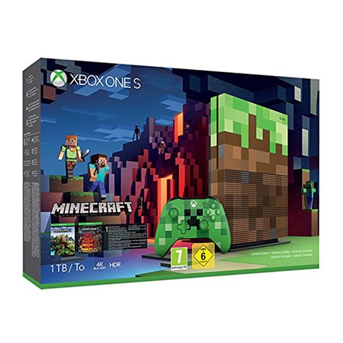 Xbox One S 1Tb Edição Limitada Minecraft