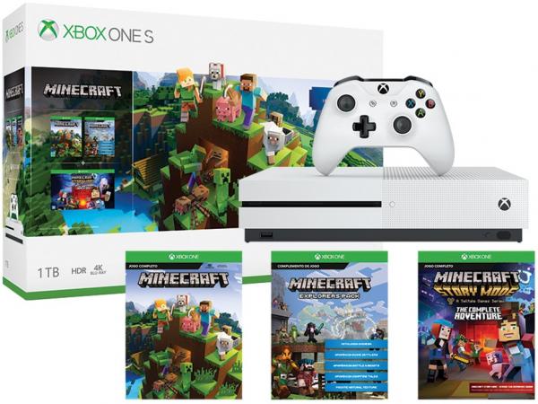 Tudo sobre 'Xbox One S 1TB Microsoft 1 Controle com 1 Jogo - Via Download'