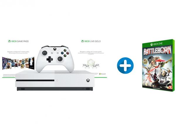 Tudo sobre 'Xbox One S 1TB Microsoft 1 Controle Live Gold - Gamepass 3 Meses + Battleborn'