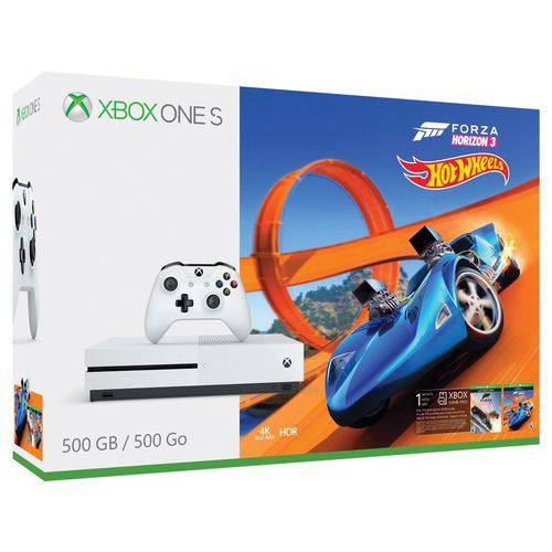 Tudo sobre 'Xbox One S 500GB Forza Horizon 3 + Hotwheels'