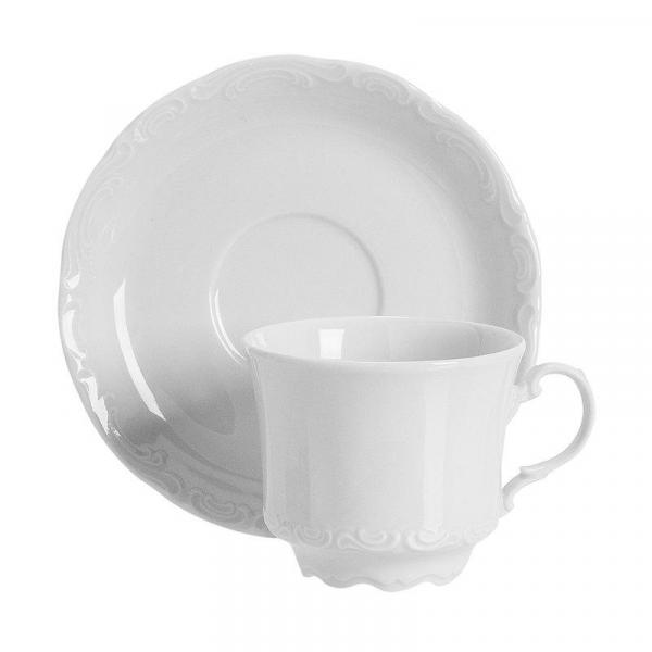 Xícara de Chá Porcelana Chantelle Branco - Home Style