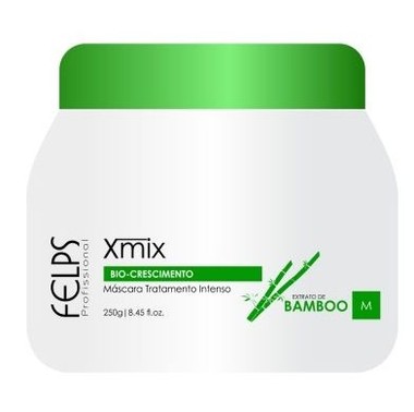 Xmix Bamboo Felps Profissional Máscara Tratamento Intensivo 300g