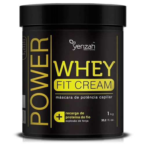 Yenzah Power Whey Fit Cream - Máscara De Potência Capilar - 1kg