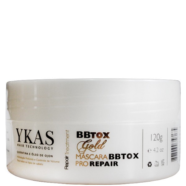Ykas Bbtox Gold Máscara Pro Repair 120g