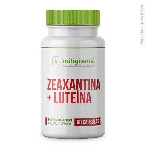 Tudo sobre 'Zeaxantina 1mg + Luteína 10mg - Antioxidantes para Saúde dos Olhos- 60 Cápsulas'
