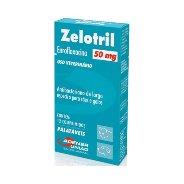 Zelotril 50mg - 12 Comprimidos - Agener União