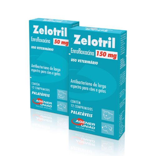 Zelotril Antibacteriano e Antibiotico para Cachorros e Gatos