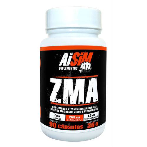 Zma - Aisim - Estímulo de Testosterona - 90 Cápsulas