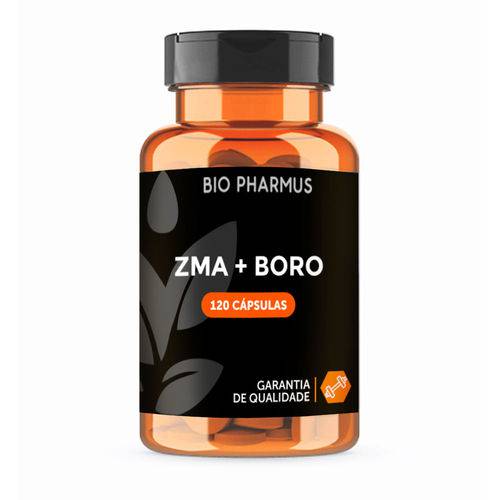 ZMA (Zinco + Magnésio +Vitamina B6) + Boro 120 Cápsulas