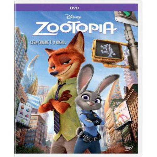 Zootopia Essa Cidade é o Bicho - DVD / Filme Infantil