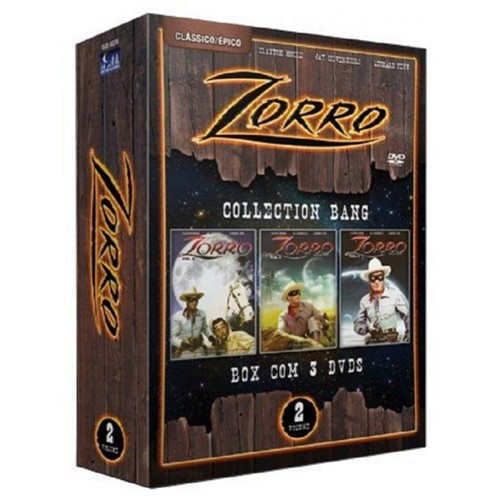 Zorro Collection Bang Vol. 2 - 3 Dvds Série Ação