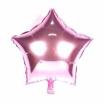 Ficha técnica e caractérísticas do produto 30 Balão Metalizado Estrela 48cm Rosa