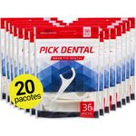 Ficha técnica e caractérísticas do produto 20 Fio Dental Pick Floss com Haste Palito Cabo Kids Fita Oralb ( 720 Unid )
