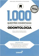 Ficha técnica e caractérísticas do produto 1.000 QUESTOES COMENTADAS DE PROVAS e CONCURSOS EM ODONTOLOGIA - 3a ED - 2020 - Sanar - Santos