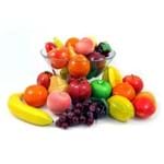 Ficha técnica e caractérísticas do produto 13 Frutas Artificiais Variadas de Isopor com Uvas - para Fruteiras e Enfeite de Cozinha