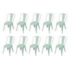 Ficha técnica e caractérísticas do produto 10 Cadeira Tolix Iron Tiffany Decoradeira