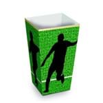 Ficha técnica e caractérísticas do produto 10 Caixas para Pipoca Futebol Decoração Festas