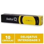 Ficha técnica e caractérísticas do produto 10 Cápsulas Delta Q Café DeliQatus - Intensidade 3