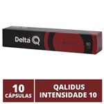 Ficha técnica e caractérísticas do produto 10 Cápsulas Delta Q Café Qalidus - Intensidade 10