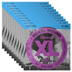 Ficha técnica e caractérísticas do produto 10 Encordoamentos Guitarra Daddario .009 EXL120B