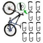 Ficha técnica e caractérísticas do produto 10 Gancho Pendurar Bicicleta Parede Suporte De Bike Vertical