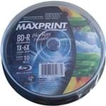 Ficha técnica e caractérísticas do produto 10 Un Blu Ray Maxprint 50 Gb Printable