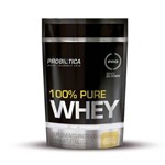 Ficha técnica e caractérísticas do produto 100 Pure Whey Pouch Baunilha (825g) Probiótica - Probiotica