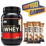 100% Whey Gold Standard 909g - Optimum Nutrition - Morango