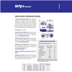 Ficha técnica e caractérísticas do produto 100% Whey Premium 900g - Brn Foods