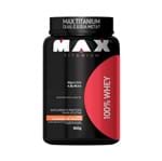 Ficha técnica e caractérísticas do produto 100 Whey Protein 900g - Max Titanium - Vitamina de Frutas
