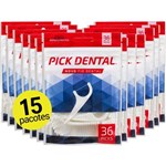 Ficha técnica e caractérísticas do produto 15 Pick Dental Fio Fita Oralb Flosser com Cabo Haste e Palito ( 540 Unid )