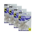 Ficha técnica e caractérísticas do produto 150 Anzol Marine Sports Maruseigo Nickel na 16,18,20,22