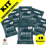 Ficha técnica e caractérísticas do produto 18 Preservativos Jontex XL Lubrificado