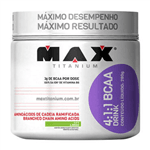 Ficha técnica e caractérísticas do produto 4:1:1 Bcaa Drink 280G- Max Titanium (LIMÃO, MAX TITANIUM)