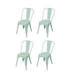 Ficha técnica e caractérísticas do produto 4 Cadeira Tolix Iron Tiffany Decoradeira