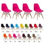 4 Cadeiras Eiffel Eames Dsw Várias Cores - (pink)