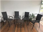 Ficha técnica e caractérísticas do produto 4 Cadeiras Vênus e Mesa + Espreguiçadeiras Emily - Alumínio - Trama Original