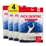 Ficha técnica e caractérísticas do produto 4 Fio Dental Pick Flosser com Cabo Kids ( 144 Picks )