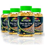 Ficha técnica e caractérísticas do produto 4 Oleo de Chia 500mg - 480 Capsulas - Lauton Nutrion
