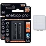 Ficha técnica e caractérísticas do produto 4 Pilhas AA Recarregáveis Panasonic Eneloop Pro (2 Cartelas C/2 Pilhas Cada)