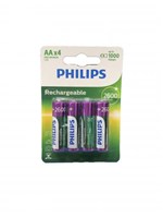 Ficha técnica e caractérísticas do produto 4 Pilhas Recarregáveis Philips Aa 2600 MAh