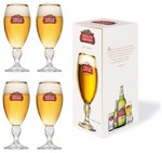 Ficha técnica e caractérísticas do produto 4 Taças Copos Stella Artois - Embalagem Individual - Ambev