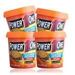 Ficha técnica e caractérísticas do produto 4 Unidades - Pasta de Amendoim - Power 1 One - Crocante