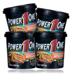 Ficha técnica e caractérísticas do produto 4 Unidades - Pasta de Amendoim - Power 1 One - Power One
