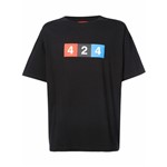 Ficha técnica e caractérísticas do produto 424 Camiseta '424' - Preto